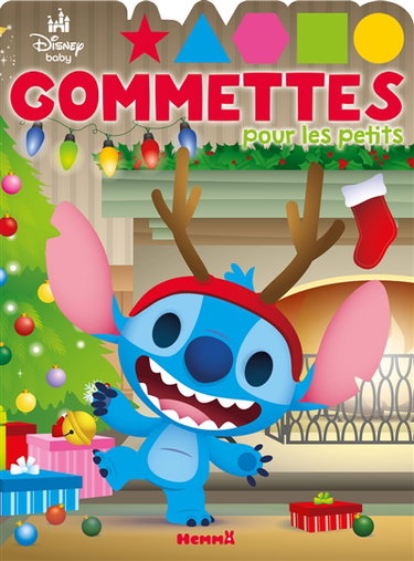 Couverture de Disney Baby : Gommettes pour les petits (Stitch Noël)