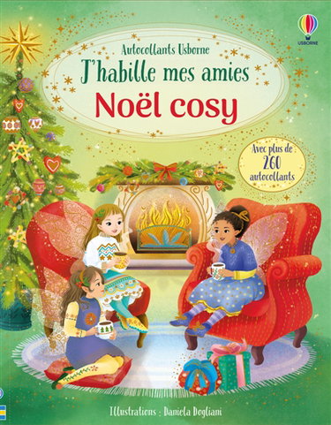 Couverture de J'habille mes amies : Noël cosy : dès 5 ans