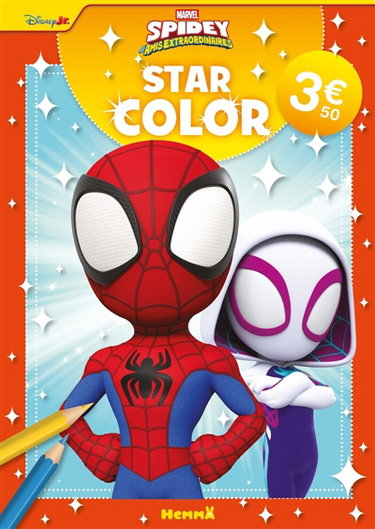 Couverture de Marvel Spidey et ses amis extraordinaires : Star Color (Spidey et Ghost-Spider)