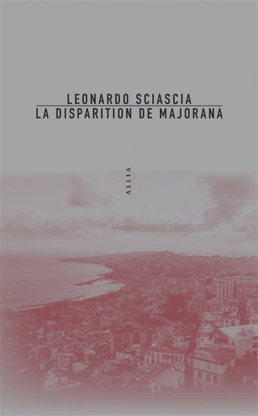 Couverture de La disparition de Majorana