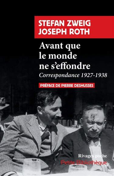 Couverture de Avant que le monde ne s'effondre : correspondance 1927-1938