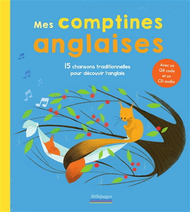 Couverture de Mes comptines anglaises : 15 chansons traditionnelles pour découvrir l'anglais