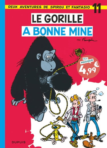 Couverture de Spirou et Fantasio. Vol. 11. Le gorille a bonne mine : deux aventures de Spirou et Fantasio