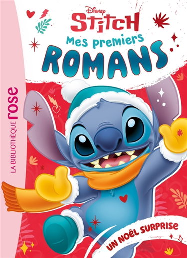 Couverture de Mes premiers romans Stitch. Un Noël surprise