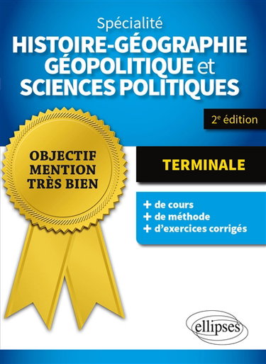 Couverture de Spécialité histoire géographie, géopolitique et sciences politiques terminale