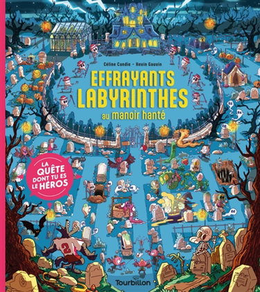 Couverture de Effrayants labyrinthes au manoir hanté