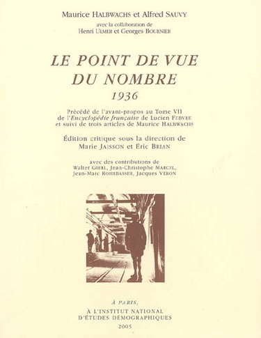 Couverture de Le point de vue du nombre (1936)