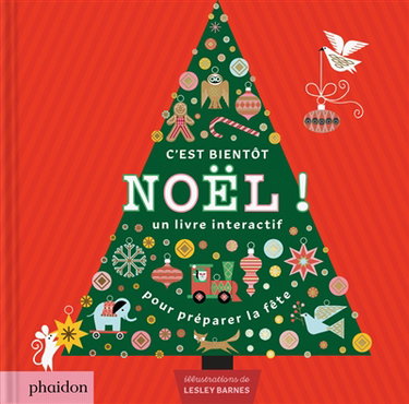 Couverture de C'est bientôt Noël ! : un livre interactif pour préparer la fête