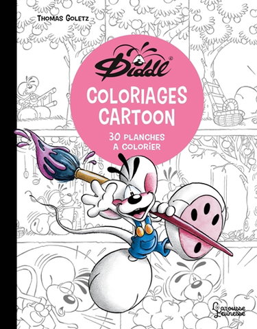 Couverture de Diddl : Coloriages Cartoon