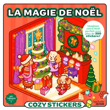 Couverture de Cozy stickers : La magie de Noël
