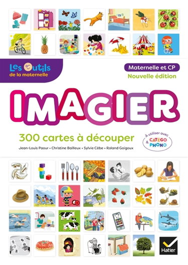 Couverture de Imagier, maternelle et CP : 300 cartes à découper