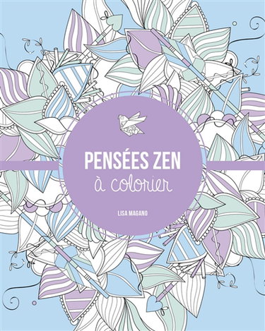 Couverture de Pensées zen à colorier