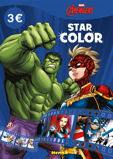 Couverture de Avengers : Hulk et Captain America : star color