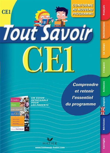Couverture de Tout savoir CE1