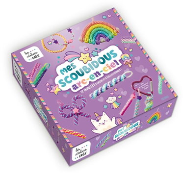 Couverture de Mes scoubidous arc-en-ciel : 17 modèles à créer et à collectionner !