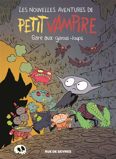 Couverture de Les nouvelles aventures de Petit Vampire. Vol. 4. Gare aux garous-loups