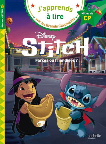 Couverture de Stitch, farces ou friandises ? : milieu de CP