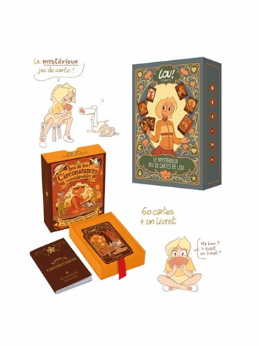 Couverture de Le mystérieux jeu de cartes de Lou ! : jeu de 60 circonstances considérables