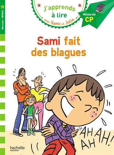 Couverture de Sami fait des blagues : CP, niveau 2