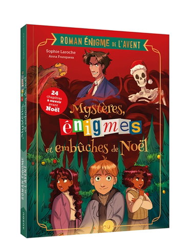 Couverture de Mystères, énigmes et embûches de Noël : roman énigme de l'Avent