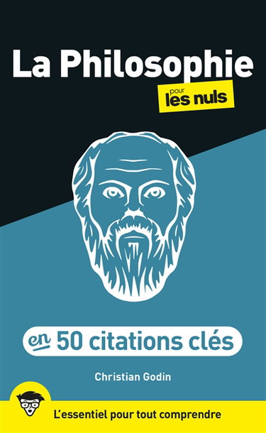 Couverture de La philosophie pour les nuls en 50 citations clés : l'essentiel pour tout comprendre