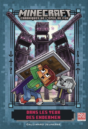 Couverture de Minecraft : chroniques de l'épée de fer. Vol. 4. Dans les yeux des Endermen