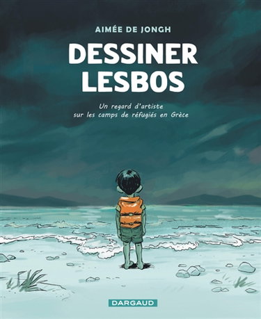 Couverture de Dessiner Lesbos : un regard d'artiste sur les camps de réfugiés en Grèce