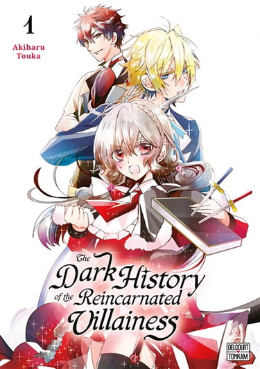 Couverture de The dark history of the reincarnated villainess. Vol. 1