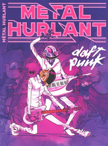 Couverture de Métal hurlant, hors-série. Daft Punk