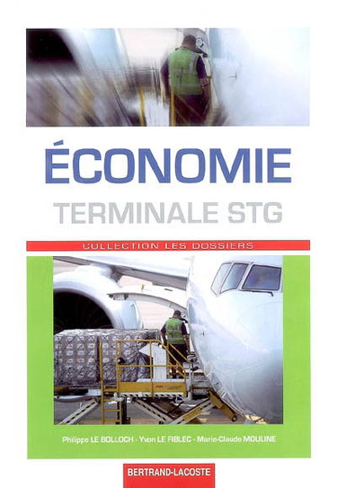 Couverture de Economie, terminale STG