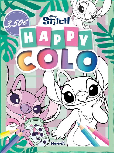 Couverture de Disney Stitch : Happy colo (Angel)