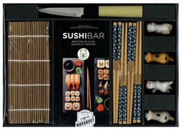 Couverture de Sushi bar : recettes de sushi, sashimi et yakitori
