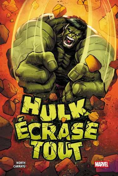Couverture de Hulk. Hulk écrase tout