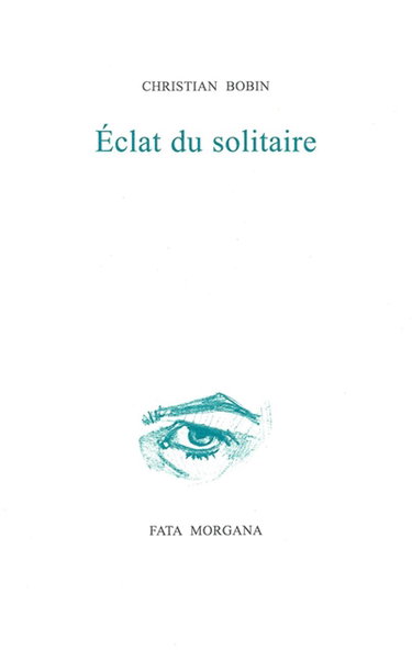Couverture de Eclat du solitaire