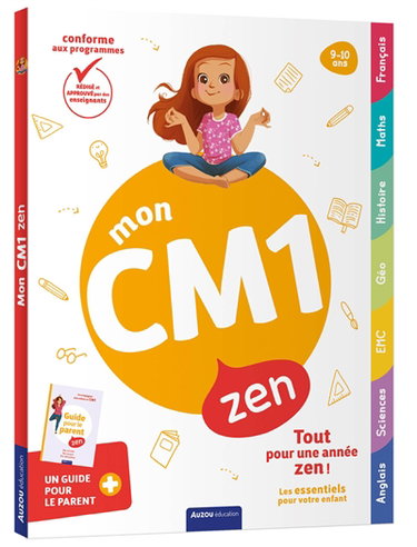 Couverture de Mon CM1 zen, 9-10 ans
