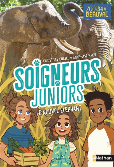 Couverture de Soigneurs juniors. Vol. 15. Le nouvel éléphant
