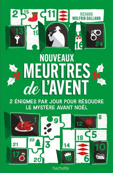 Couverture de Nouveaux meurtres de l'avent : 2 énigmes par jour pour résoudre le mystère avant noël