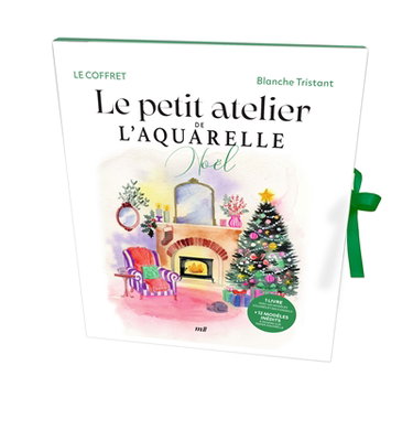 Couverture de Le petit atelier de l'aquarelle : Noël