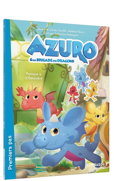 Couverture de Azuro & la brigade des dragons. Panique à Villetanière