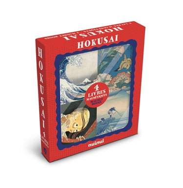 Couverture de Hokusai : 4 livres magnétiques. Hokusai : 4 magnet books