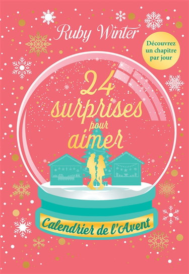 Couverture de 24 surprises pour aimer : calendrier de l'Avent