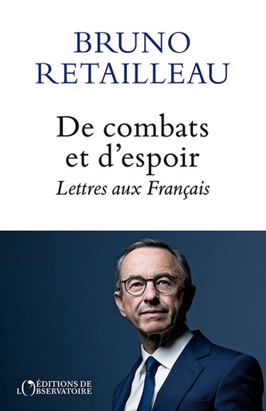 Couverture de De combats et d'espoir : lettres aux français