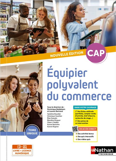 Couverture de Equipier polyvalent du commerce : CAP : tome unique