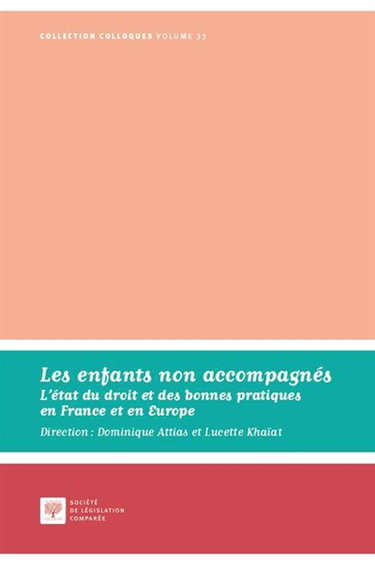 Couverture de Les enfants non accompagnés : l'état du droit et des bonnes pratiques en France et en Europe : actes du colloque du 13 juin 2016