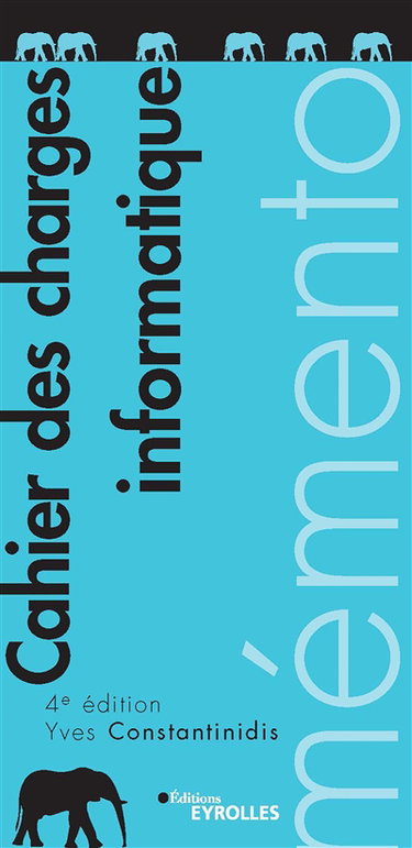 Couverture de Cahier des charges informatique
