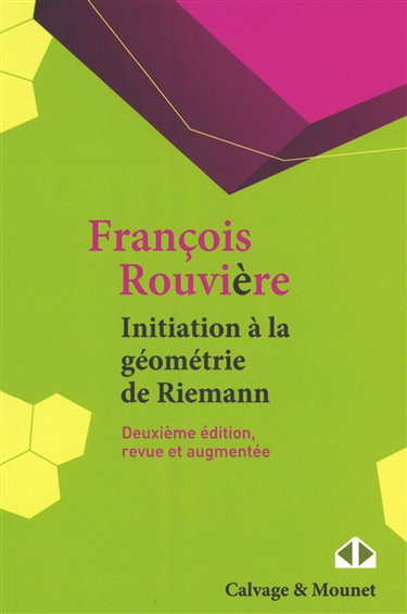 Couverture de Initiation à la géométrie de Riemann