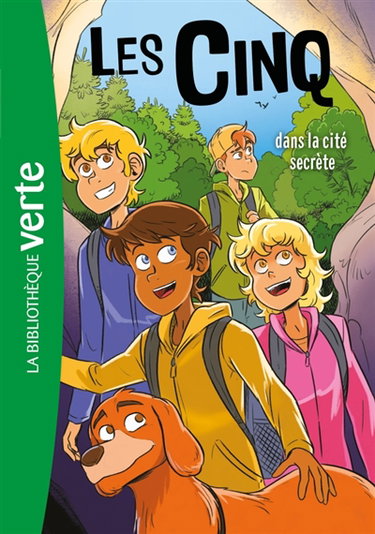 Couverture de Le club des Cinq. Vol. 45. Les Cinq dans la cité secrète