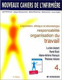 Législation, éthique et déontologie, responsabilité, organisation du travail