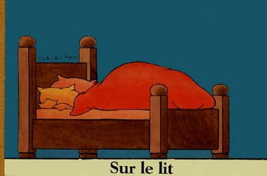 Sur le lit