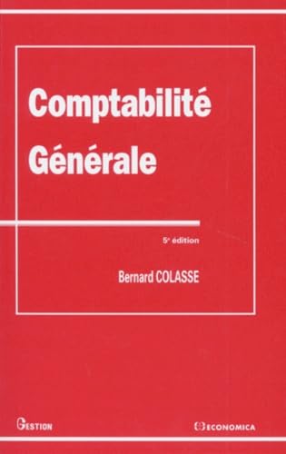 Comptabilite Generale. 5eme Edition 1996